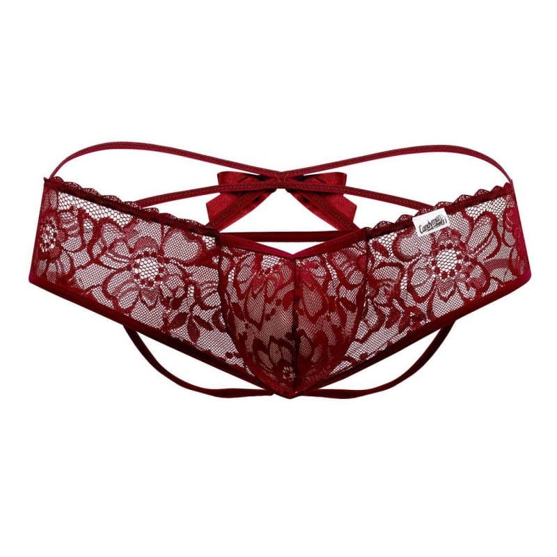  Jock Strap Bow Bordeaux
