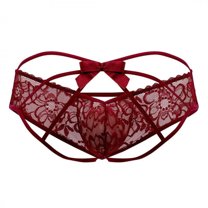  Jock Strap Bow Bordeaux