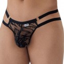  Lace and Chain Jockstrap - Black