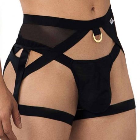  Jock Strap Jarretière Noir