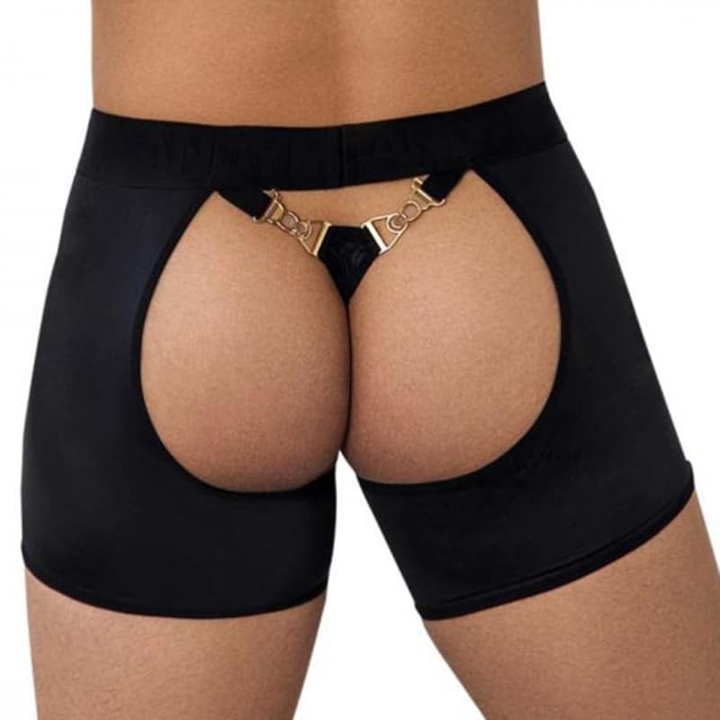  Chaps Thong - Black