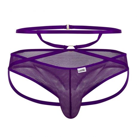  Mesh Thong - Purple