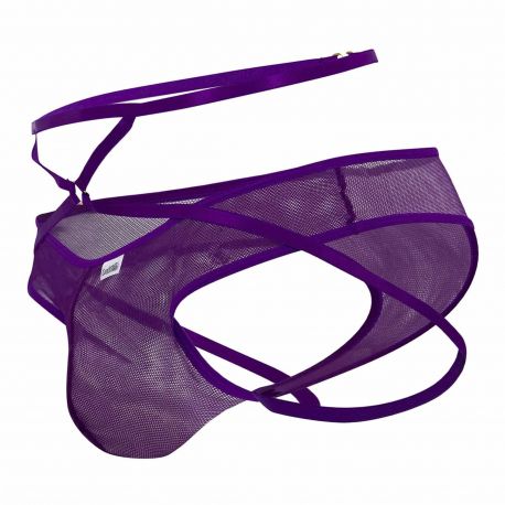  Mesh Thong - Purple