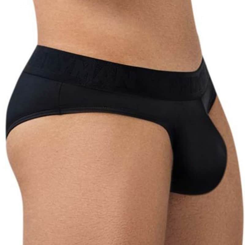  Slip à Lacets Noir