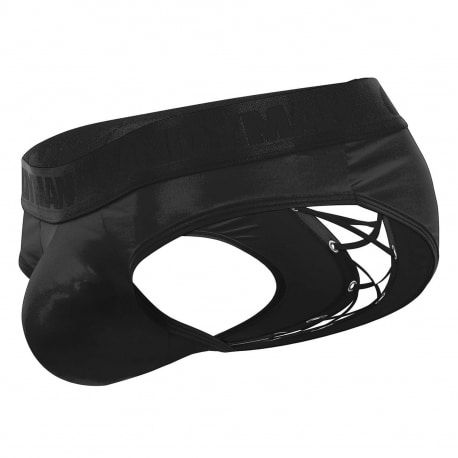 Back Tie Briefs - Black