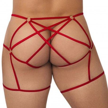  Cage Jockstrap - Red