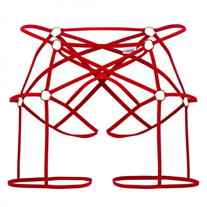  Jock Strap Cage Rouge
