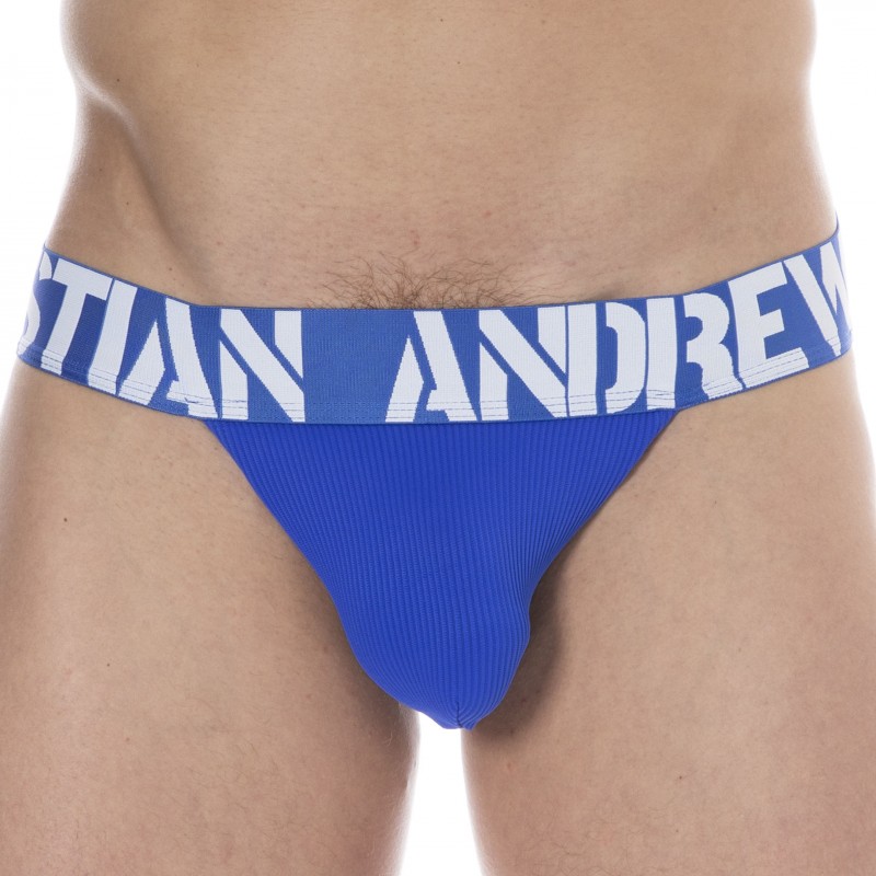 Andrew Christian Almost Naked Power Rib Jock - Royal