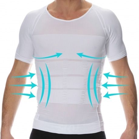 SKU T-Shirt Compression Modérée Blanc