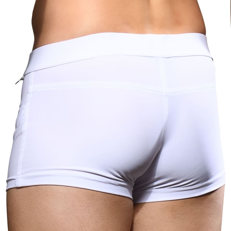 Andrew Christian Riviera Swim Trunks - White