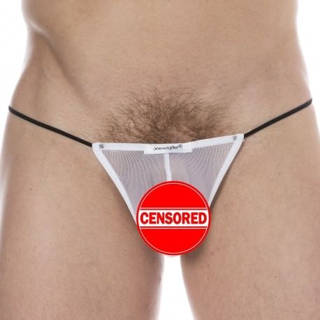 Joe Snyder String Hilo Mesh Blanc