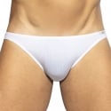 ES Collection Slip Bikini Recycled Rib Blanc