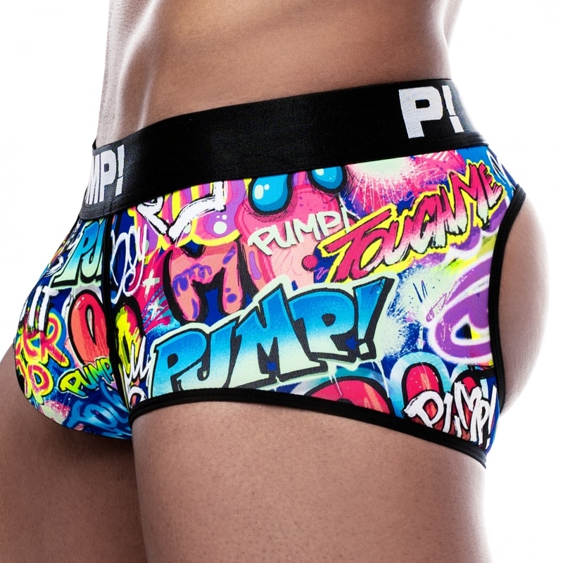 Pump! Shorty Bottomless Access Drip Graffiti