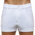 Modus Vivendi Short Jeans Blanc