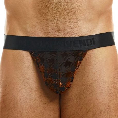 Modus Vivendi Pied de Poule Thong - Bronze