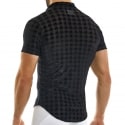 Modus Vivendi Chemisette Pied de Poule Noire