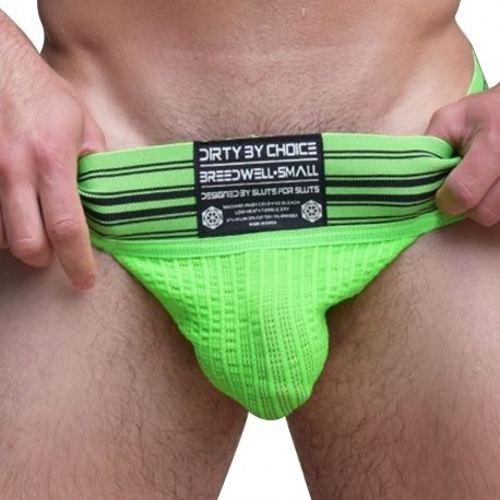  Cumdump Jock - Neon Green