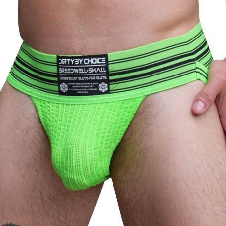  Cumdump Jock - Neon Green