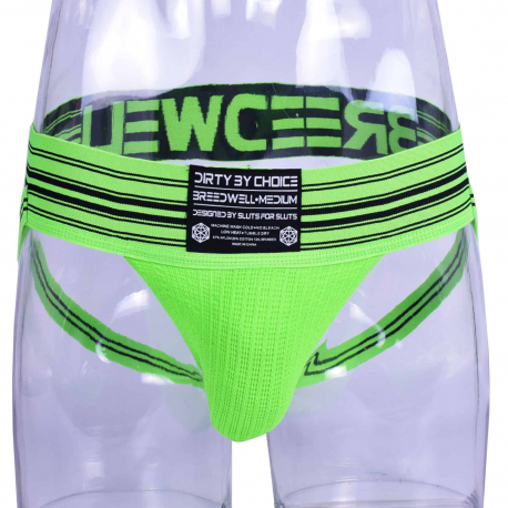  Cumdump Jock - Neon Green