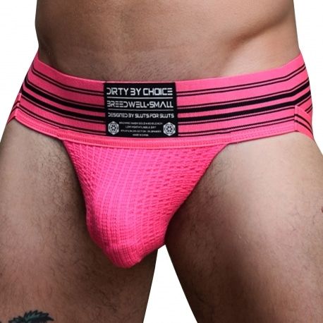  Cumdump Jock - Neon Pink