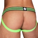  Jock Strap Hybred Noir - Vert Fluo