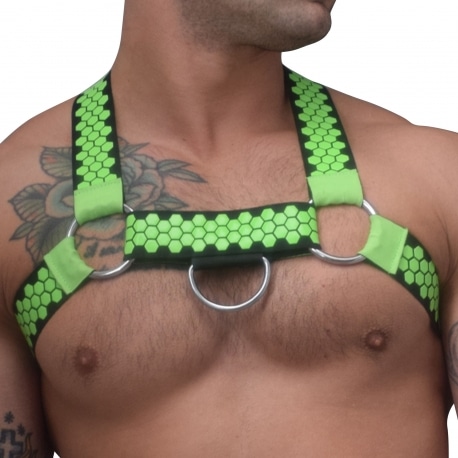  Harnais Hex Vert Fluo