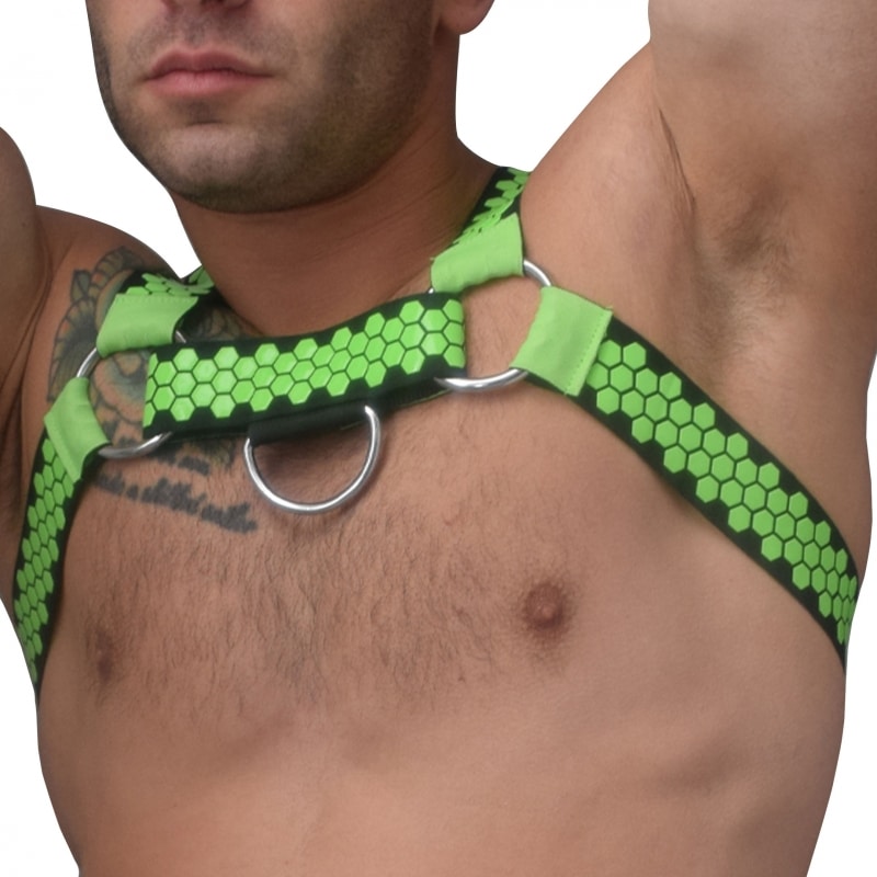  Harnais Hex Vert Fluo
