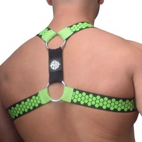  Harnais Hex Vert Fluo