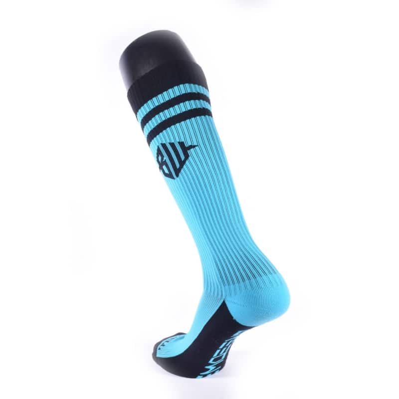  Chaussettes Hautes Hex Bleu Turquoise
