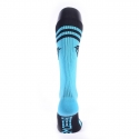  Chaussettes Hautes Hex Bleu Turquoise