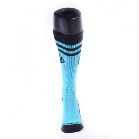  Chaussettes Hautes Hex Bleu Turquoise