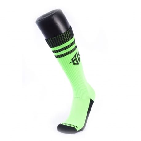  Chaussettes Hautes Hex Vert Fluo