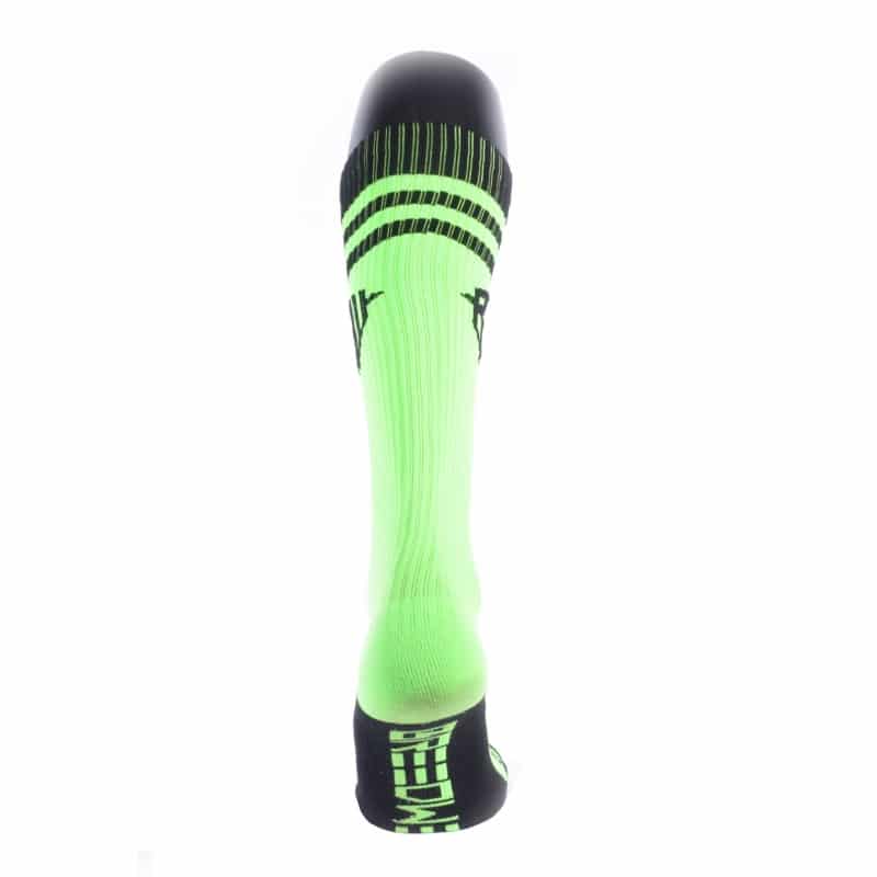  Chaussettes Hautes Hex Vert Fluo