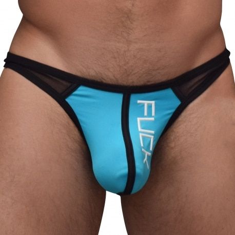  Hex Thong - Aqua Blue