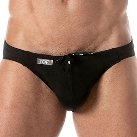 TOF Paris Slip de Bain Bikini Holidays Noir