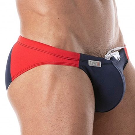 TOF Paris Holidays Swim Bikini - Navy - Red