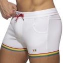 Addicted Short Rainbow Tape Coton Blanc