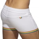 Addicted Short Rainbow Tape Coton Blanc