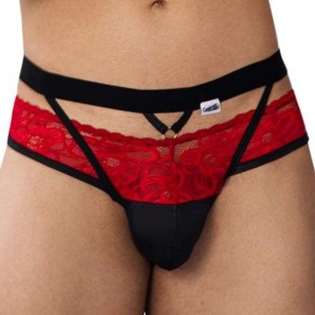  Jock Strap Dentelle Rouge