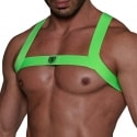 TOF Paris Harnais Elastique Fetish Vert Fluo