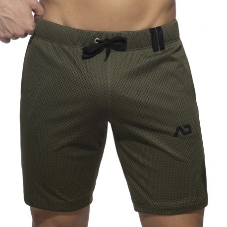 Addicted Short Long Loop Mesh Kaki