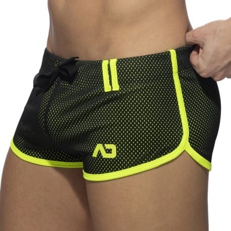 Addicted Short Loop Mesh Noir