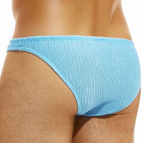 Modus Vivendi Wavy Low Cut Swim Briefs - Light Blue