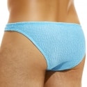 Modus Vivendi Slip de Bain Low Cut Wavy Bleu Ciel