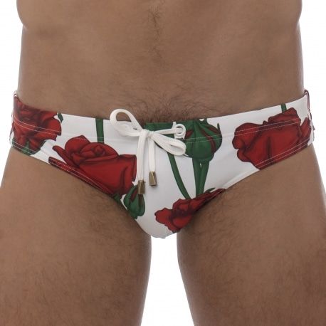 Marcuse Slip de Bain Amour Blanc