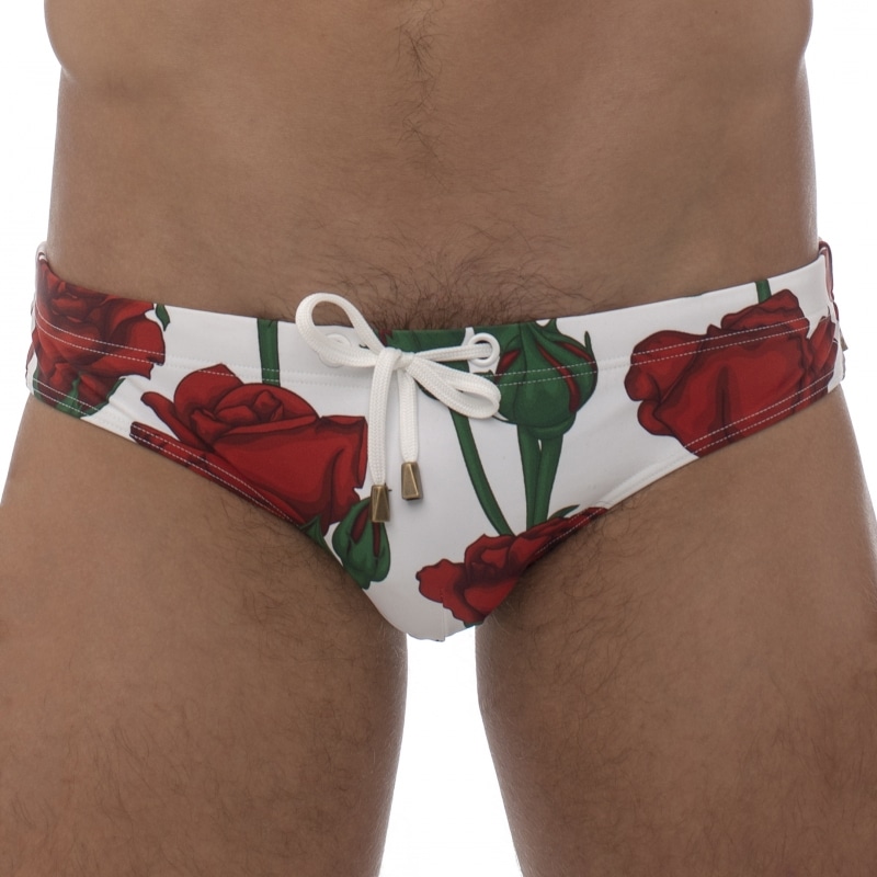 Marcuse Slip de Bain Amour Blanc