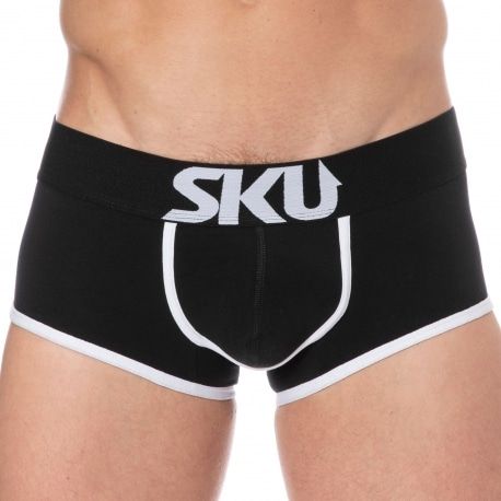 SKU Logo Cotton Trunks - Black