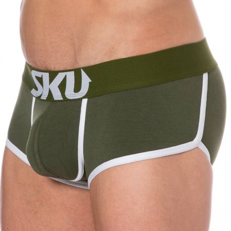 SKU Shorty Logo Coton Kaki