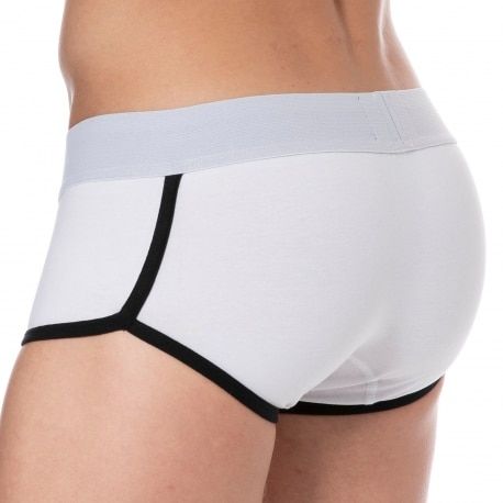 SKU Shorty Logo Coton Blanc