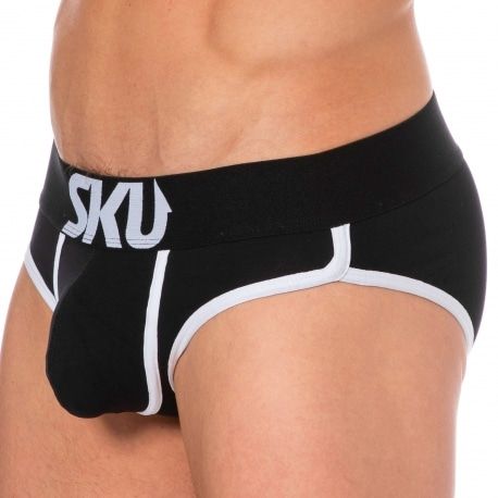 SKU Slip Logo Coton Noir